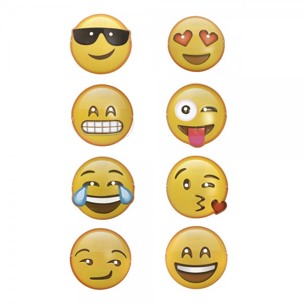 Αποκριάτικες Μάσκες με Emoji - 8 Σχέδια
